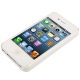Coque iPhone 4 et 4S Cadre Photo Perso couleur blanc