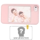 Coque iPhone 4 et 4S Cadre Photo Perso couleur rose clair