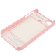 Coque iPhone 4 et 4S Cadre Photo Perso couleur rose clair