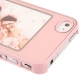 Coque iPhone 4 et 4S Cadre Photo Perso couleur rose clair