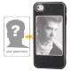 Coque iPhone 4 et 4S Cadre Photo Perso couleur noir