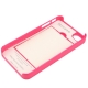 Coque iPhone 4 et 4S Cadre Photo Perso couleur rose