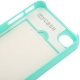 Coque iPhone 4 et 4S Cadre Photo Perso couleur bleu