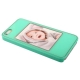 Coque iPhone 5 Cadre Photo Perso couleur turquoise