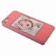 Coque iPhone 5 Cadre Photo Perso couleur rose clair