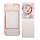 Coque iPhone 5 Cadre Photo Perso couleur rose clair