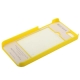 Coque iPhone 5 Cadre Photo Perso couleur jaune