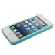 Coque iPhone 5 Cadre Photo Perso couleur bleu