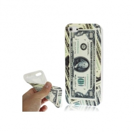 Coque Billet 100$ Dollars en Silicone pour iPhone 5