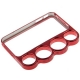 Coque Bumper Poing Américain iPhone 4 / 4S couleur rouge