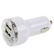 Adaptateur allume-cigare (x2 ports USB) iPhone couleur blanc