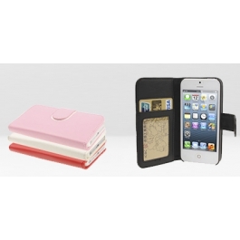 Housse porte-cartes en cuir iPhone 5 