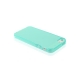 Coque de Protection Transparente en Silicone pour iPhone 5 couleur turquoise
