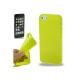 Coque de Protection Transparente en Silicone pour iPhone 5 couleur verte