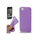 Coque de Protection Transparente en Silicone pour iPhone 5 couleur Violet