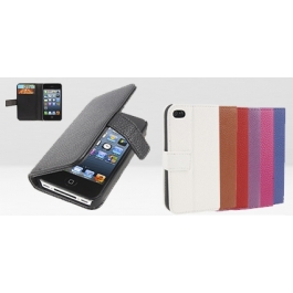 Housse porte-cartes en cuir iPhone 4 et 4S 