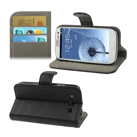 Housse porte-cartes en cuir Samsung Galaxy S3 ou S4