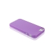 Coque de Protection Transparente en Silicone pour iPhone 5 couleur Violet