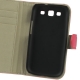 Housse porte-cartes en cuir Samsung Galaxy S3 ou S4