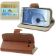 Housse porte-cartes en cuir Samsung Galaxy S3 ou S4