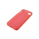 Coque de Protection Transparente en Silicone pour iPhone 5 couleur rouge