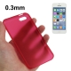 Coque ultra slim (0.3mm) pour iPhone 5C couleur rouge