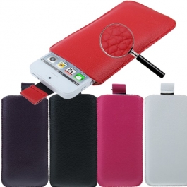 Housse en cuir pour iPhone 5 (couleur au choix)