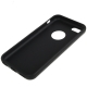 Coque iPhone 5C en silicone logo Apple couleur noir