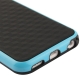 Coque iPhone 5C en silicone logo Apple couleur bleu