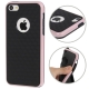 Coque iPhone 5C en silicone logo Apple couleur rose