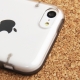 Coque transparente pour iPhone 5C couleur gris