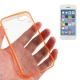 Coque transparente pour iPhone 5C couleur orange