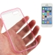 Coque transparente pour iPhone 5C couleur rose