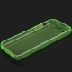 Coque iPhone 5c semi-transparente en silicone couleur vert