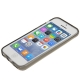 Coque iPhone 5c semi-transparente en silicone couleur gris