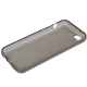 Coque iPhone 5c semi-transparente en silicone couleur gris