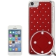 Coque iPhone 5C Diamants couleur rouge