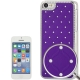Coque iPhone 5C Diamants couleur violet