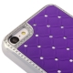 Coque iPhone 5C Diamants couleur violet
