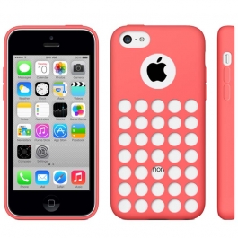 Case iPhone 5C couleur rose