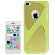 Coque iPhone 5C effet métal couleur vert