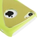 Coque iPhone 5C effet métal couleur vert