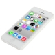 Coque iPhone 5C effet métal couleur blanc