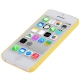 Coque iPhone 5C effet métal couleur jaune