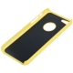 Coque iPhone 5C effet métal couleur jaune