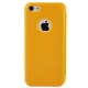 Housse à rabat iPhone 5C couleur jaune