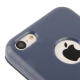 Housse à rabat iPhone 5C couleur bleu fonce