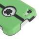Coque iPhone 5C silicone double layer avec support intégré couleur vert