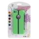 Coque iPhone 5C silicone double layer avec support intégré couleur vert