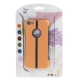 Coque iPhone 5C silicone double layer avec support intégré couleur orange